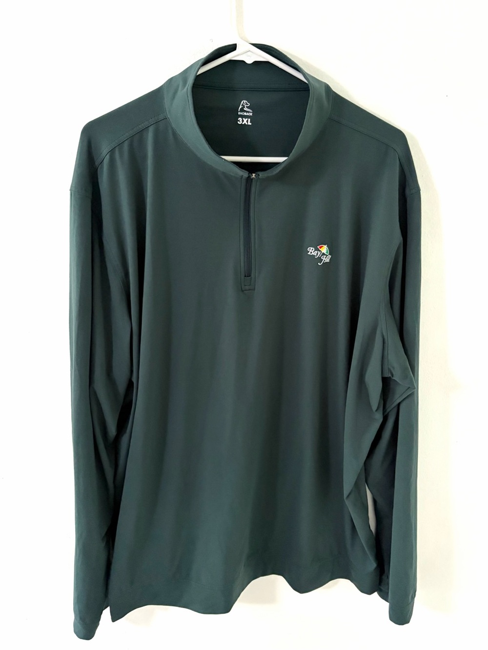 Rhoback Bay Hill Golf Club Quarter-Zip Performance Pullover, Size: 3XL